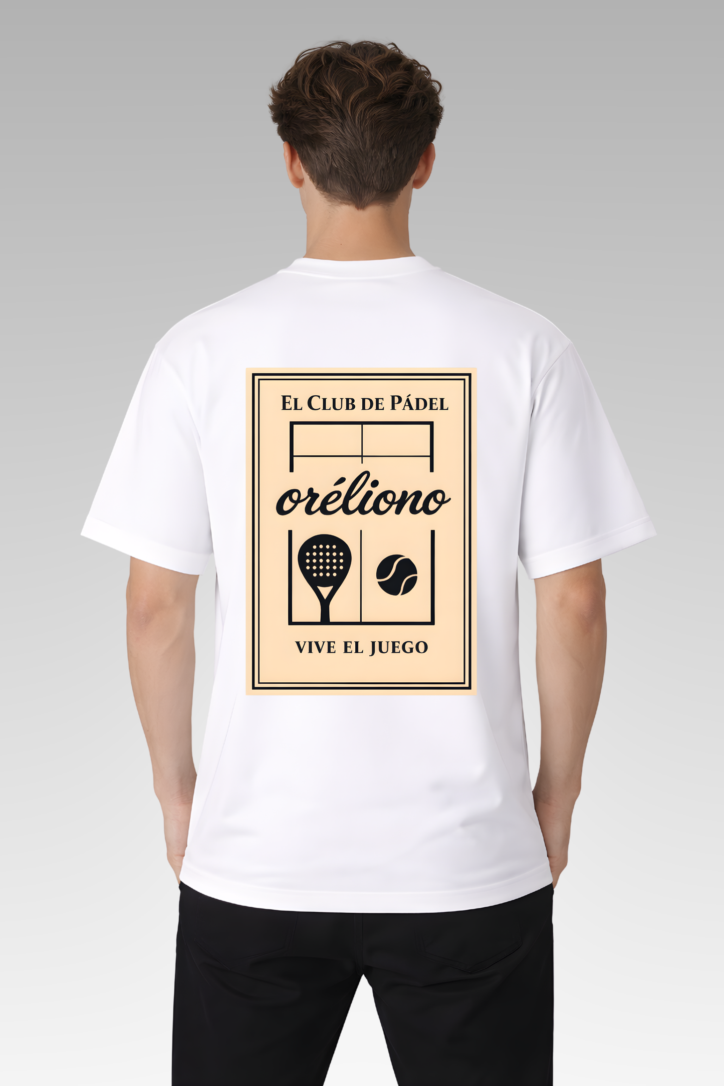 Oversize Vive el juego Tee
