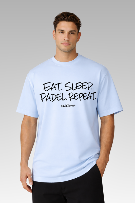 Oversize Eat. Sleep. Padel. Repeat Tee