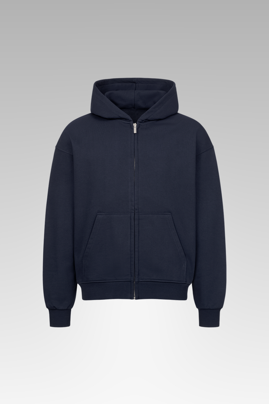 Oversize Essentials Zipper Hoodie