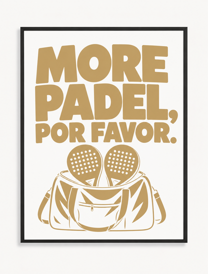 More Padel Poster 3:4