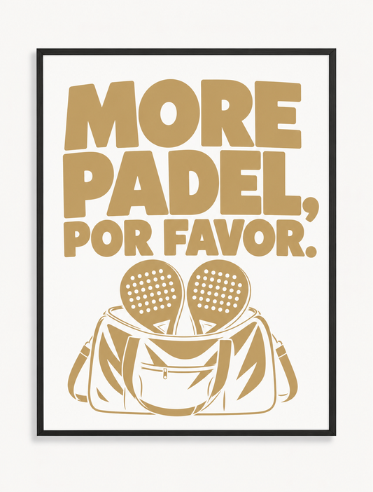 More Padel Poster 3:4