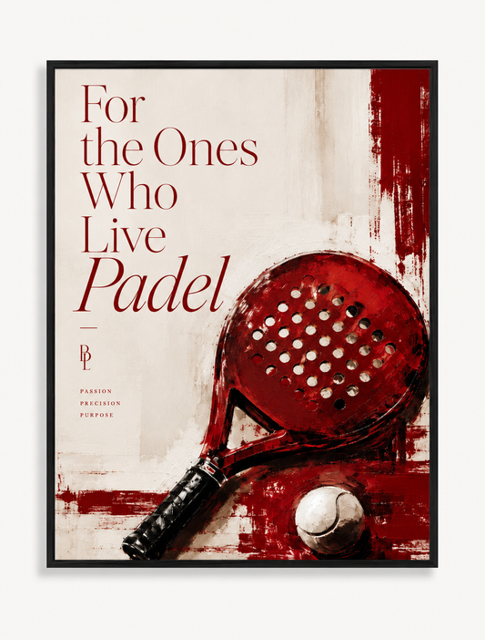 The Padel Passion Poster 3:4