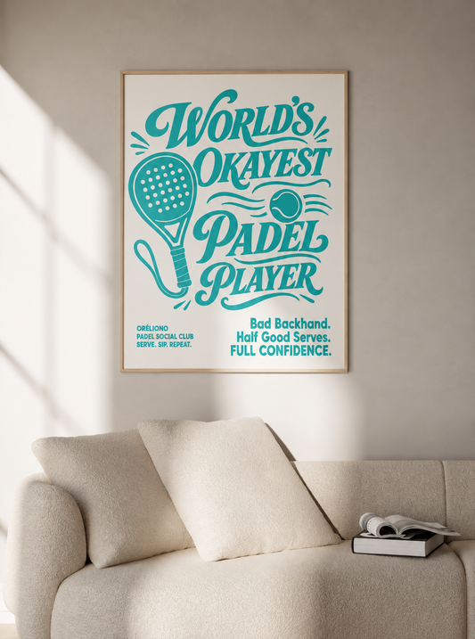 Okayest Player Poster 3:4