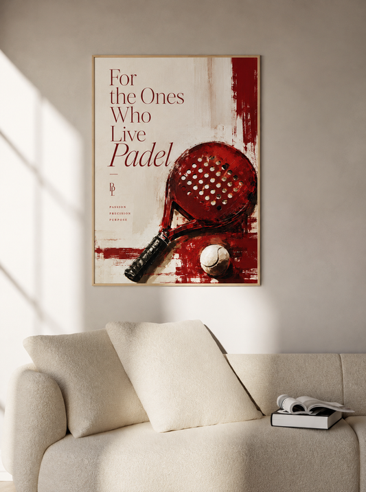 The Padel Passion Poster 3:4