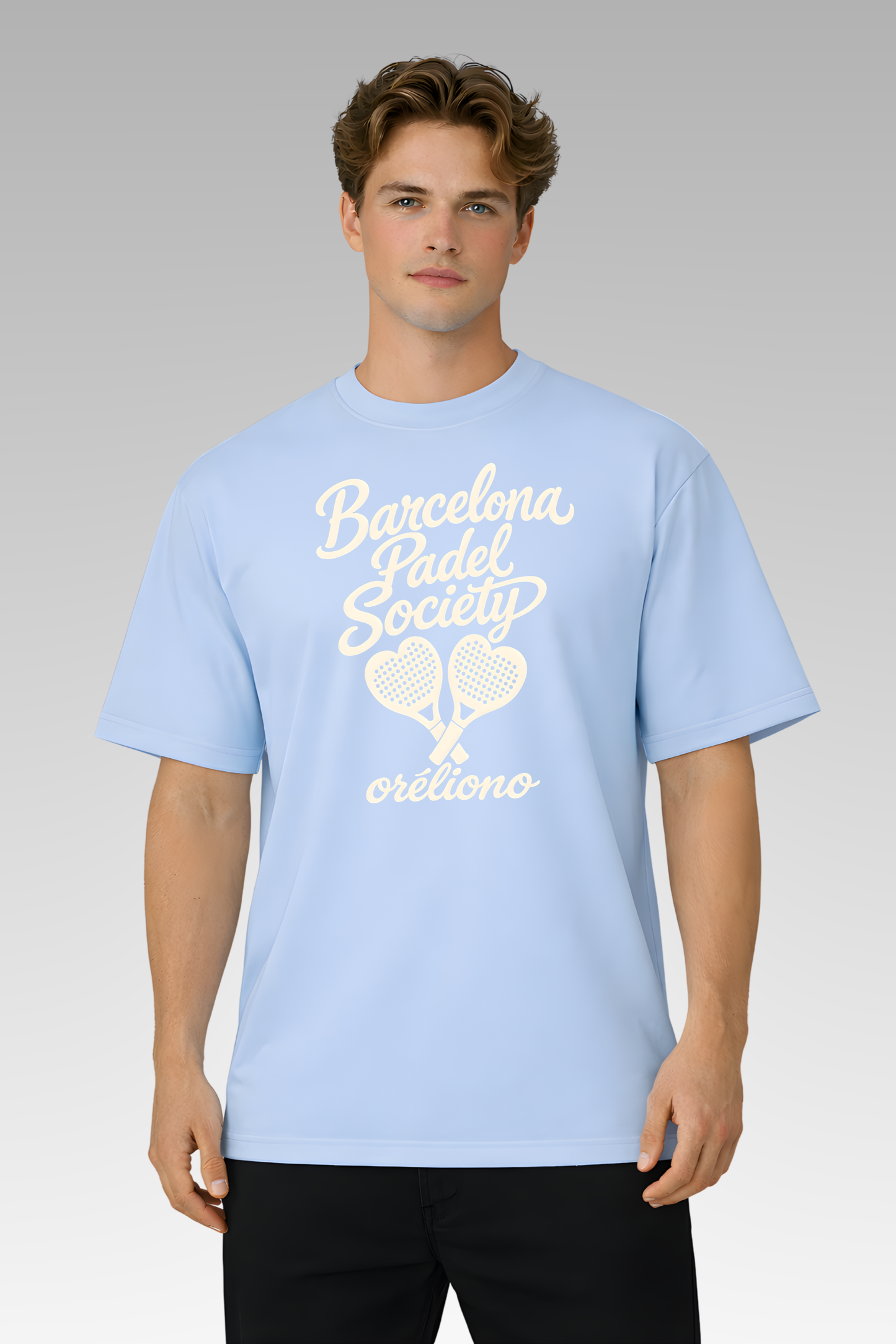 Oversize Barcelona Padel Society Tee