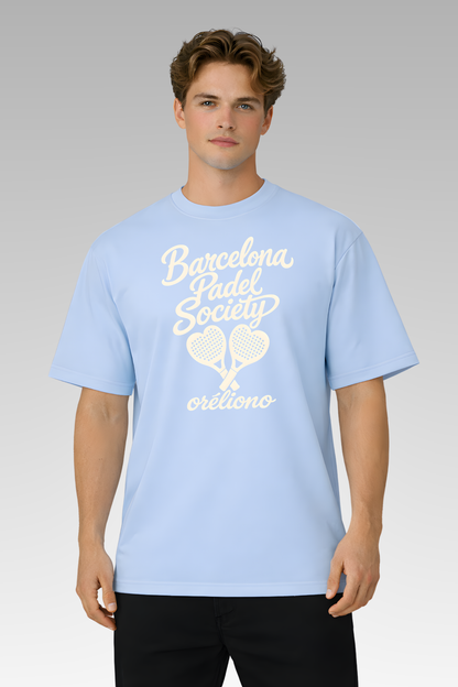 Oversize Barcelona Padel Society Tee
