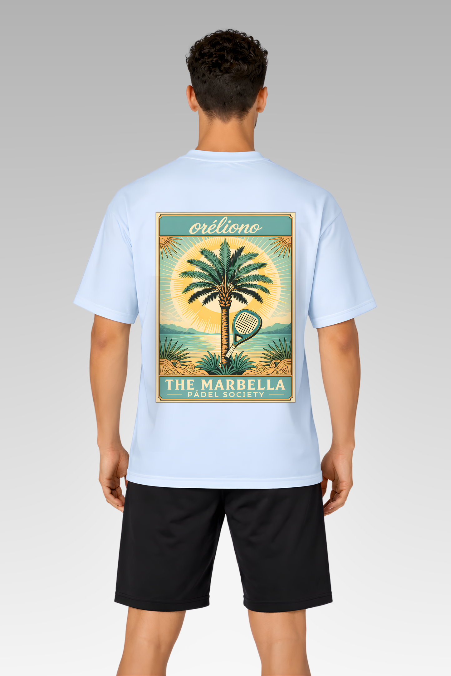 Oversize Marbella Sunset Tee