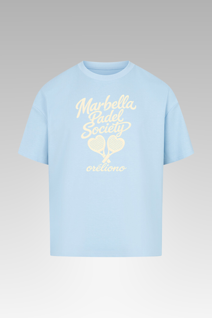 Oversize Marbella Padel Society Tee