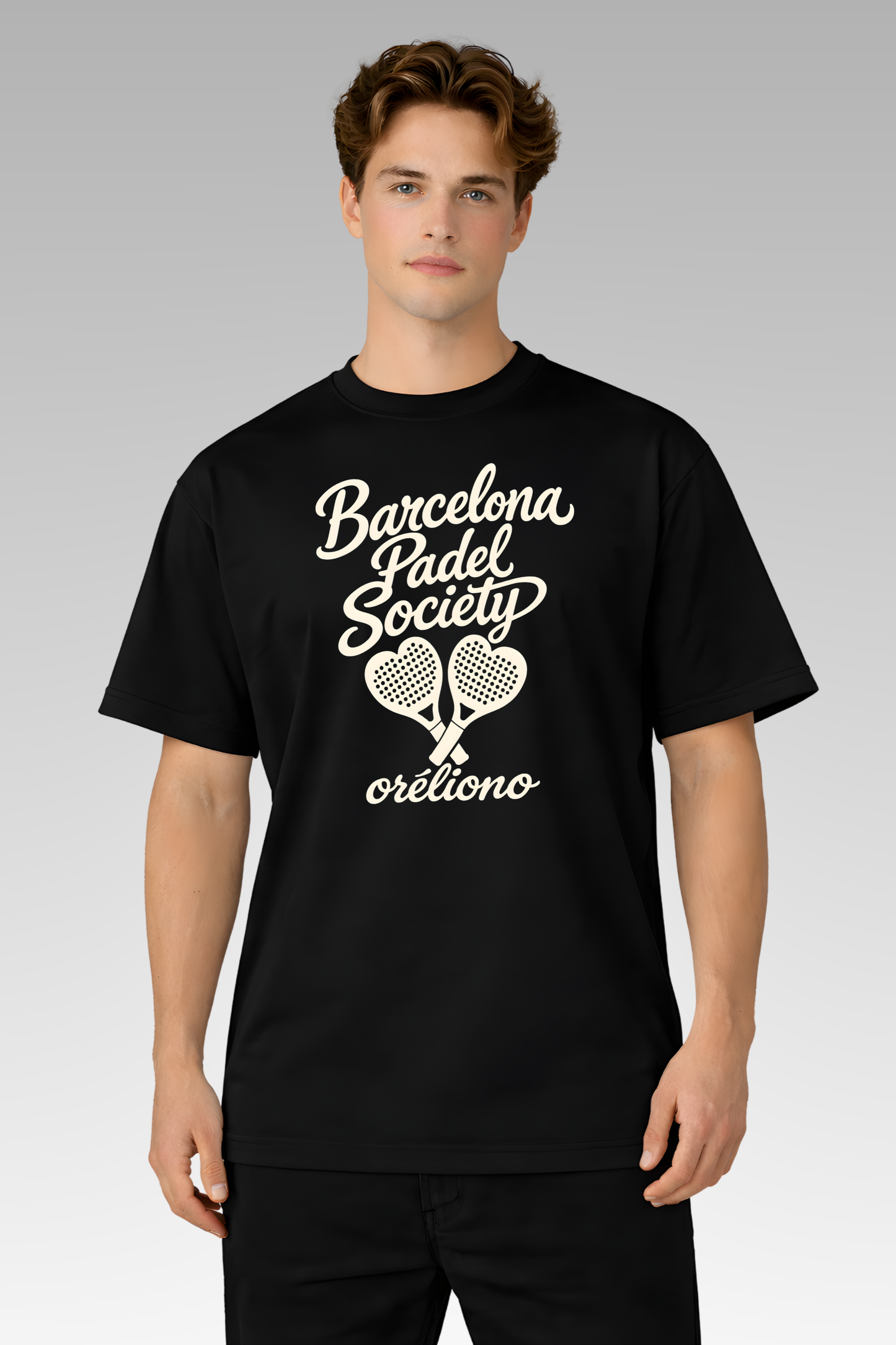 Oversize Barcelona Padel Society Tee