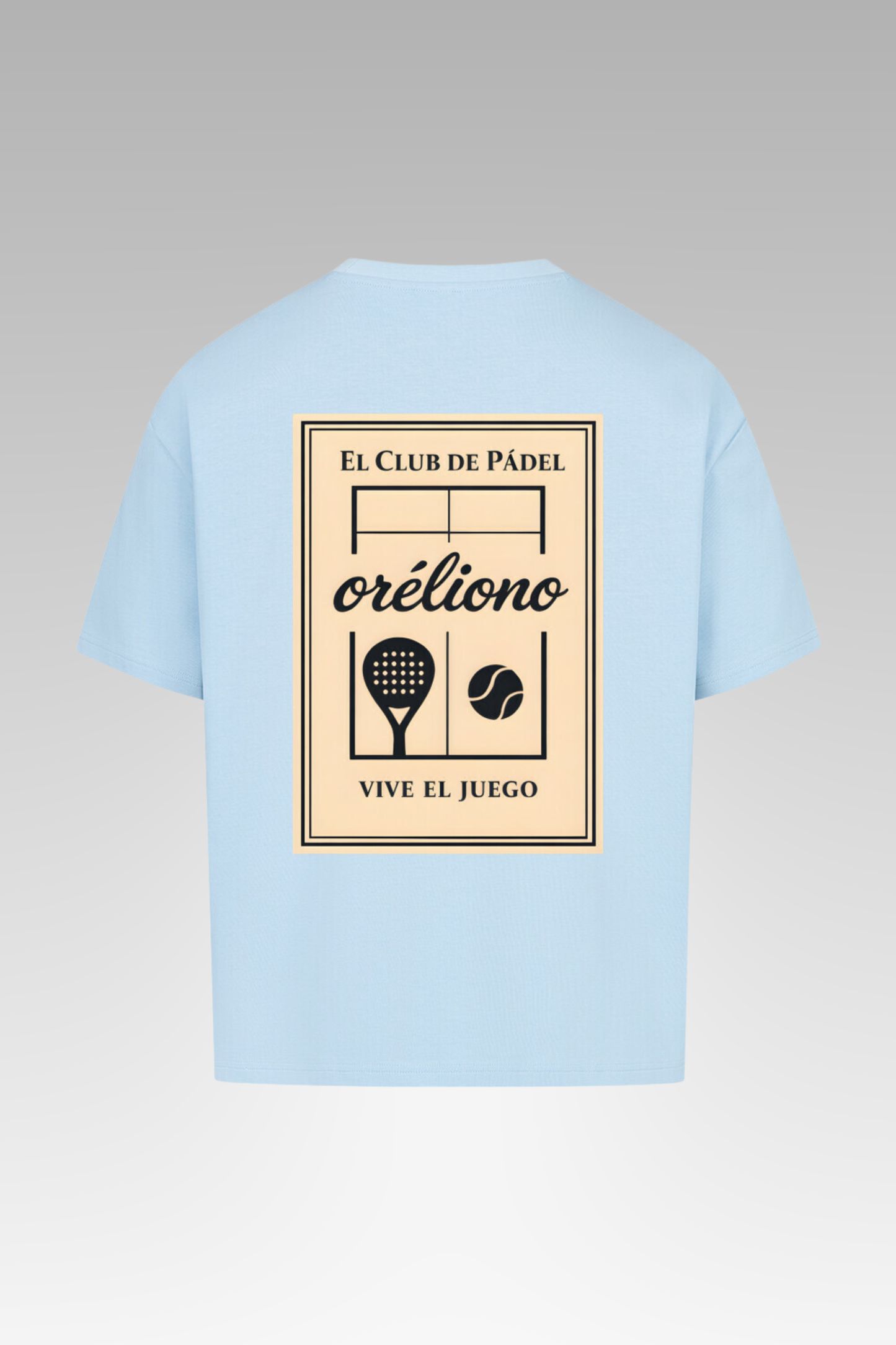 Oversize Vive el juego Tee