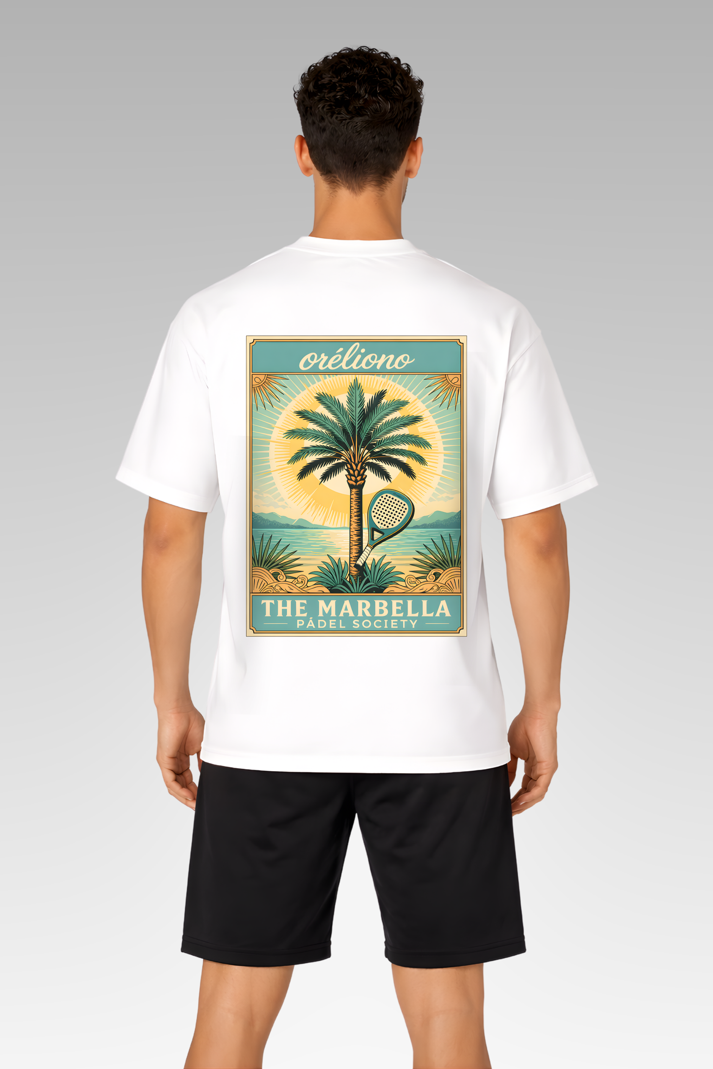 Oversize Marbella Sunset Tee