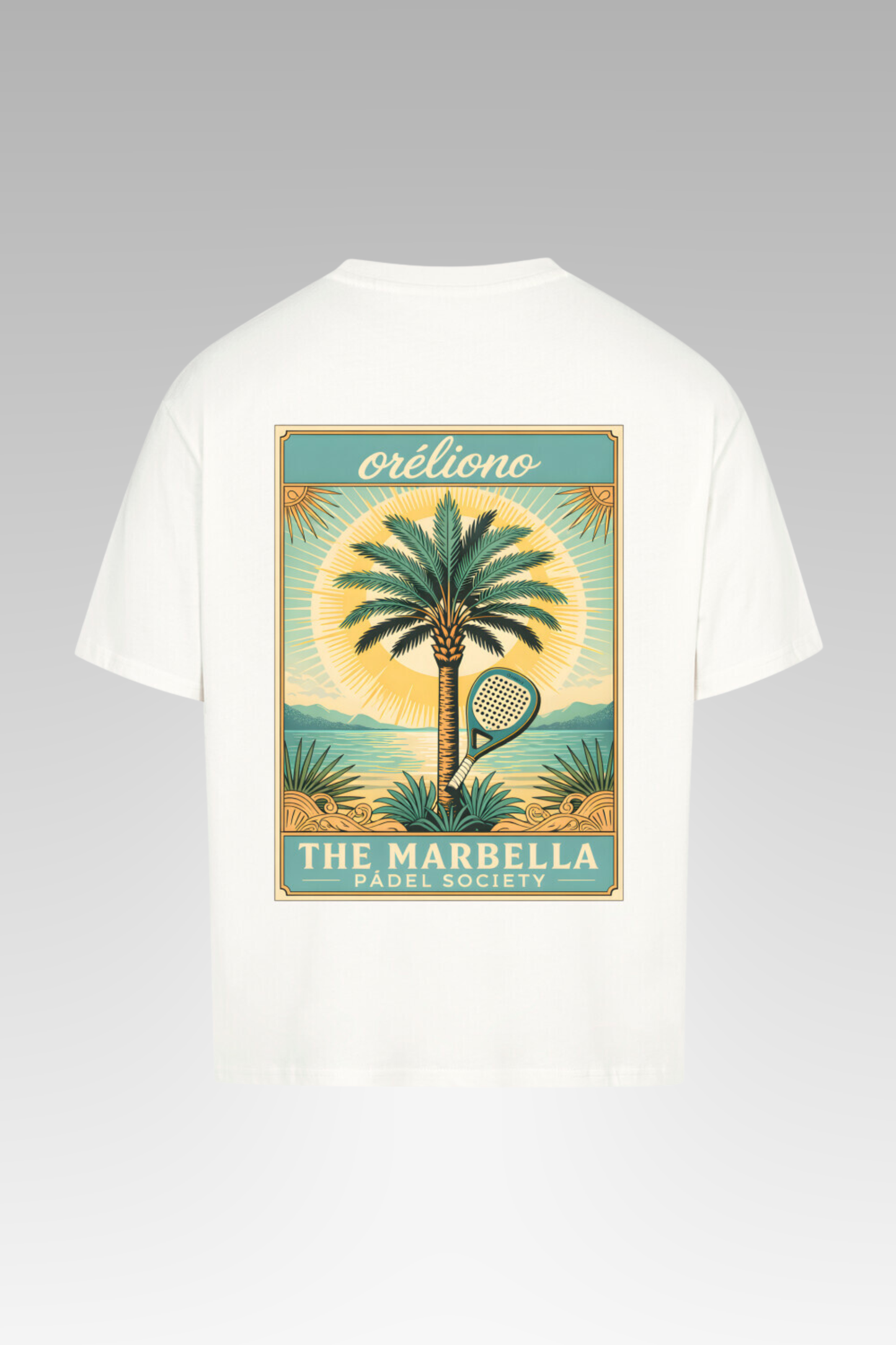 Oversize Marbella Sunset Tee