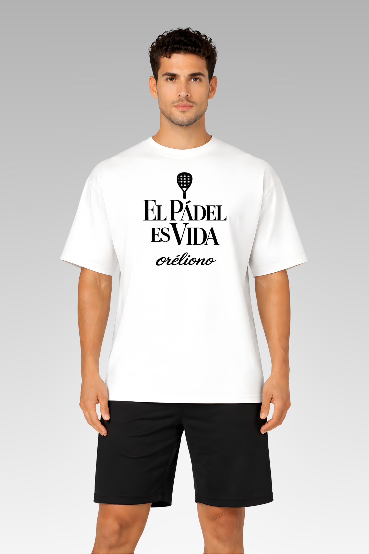 Oversize Negro Tee