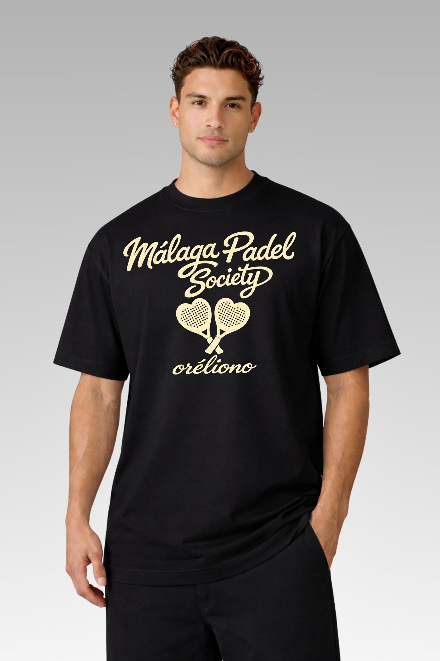 Oversize Málaga Padel Society Tee