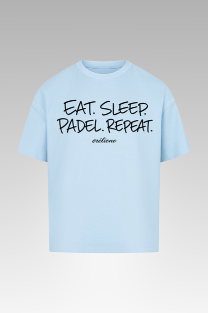 Oversize Eat. Sleep. Padel. Repeat Tee