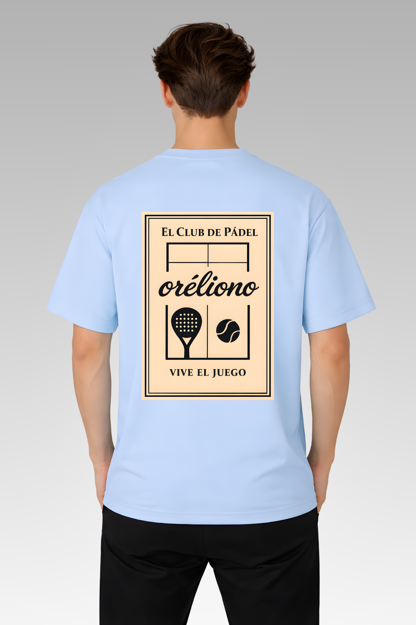 Oversize Vive el juego Tee