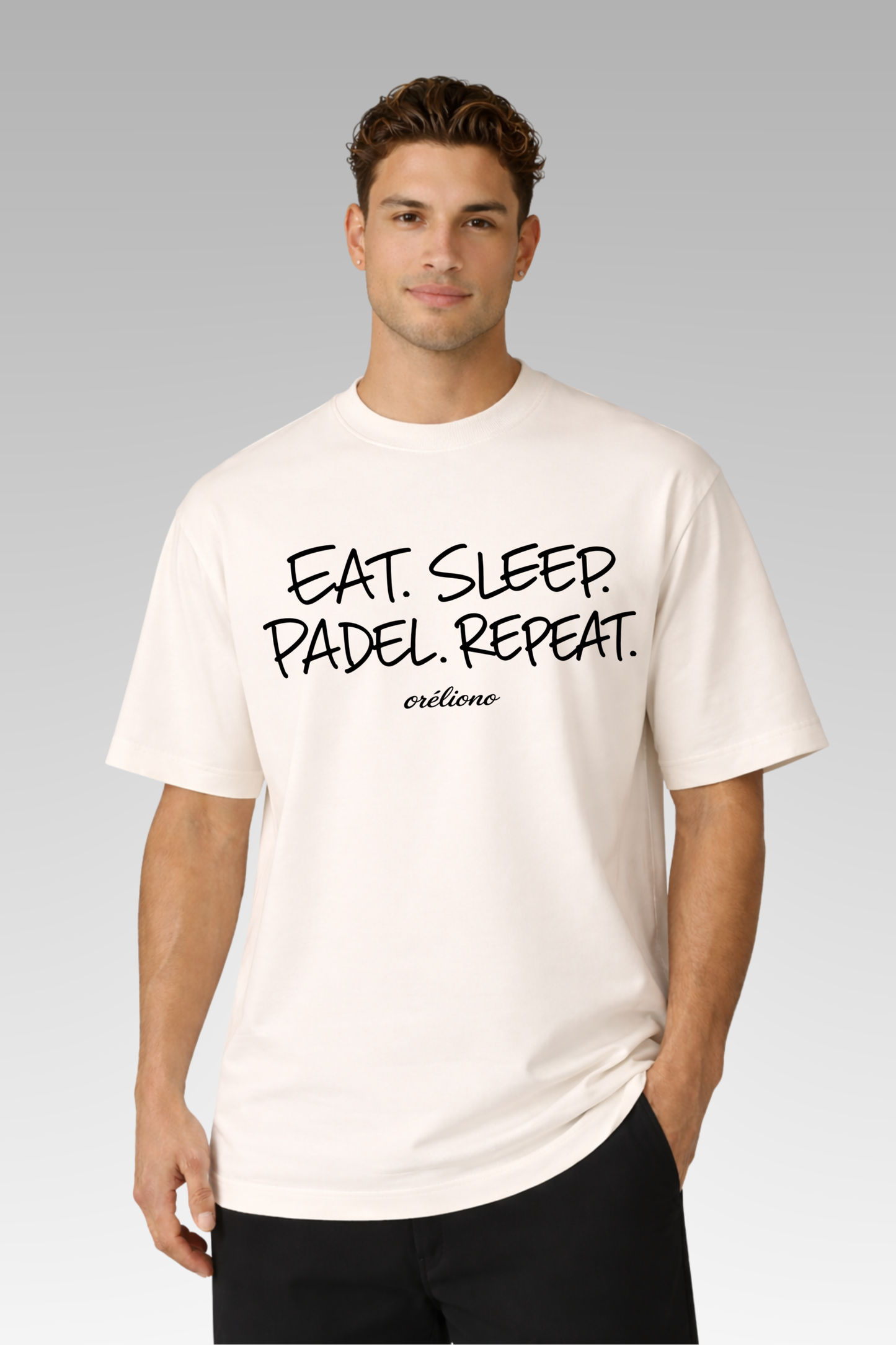 Oversize Eat. Sleep. Padel. Repeat Tee