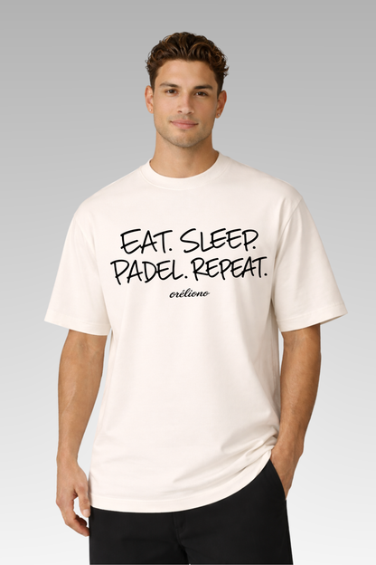 Oversize Eat. Sleep. Padel. Repeat Tee