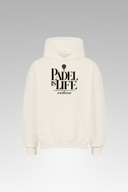 Oversize Padel is Life Hoodie