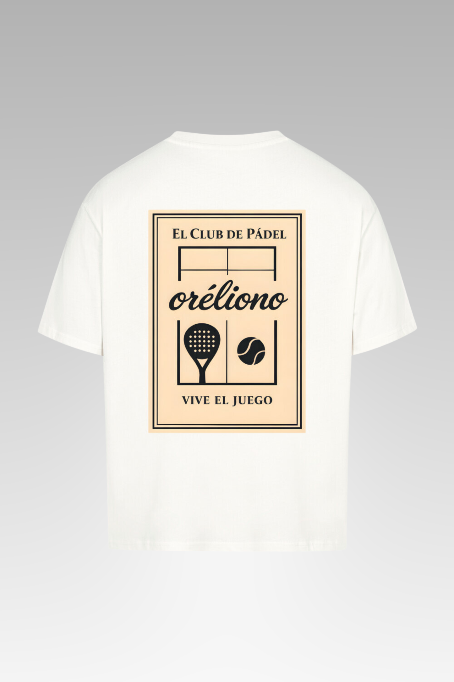 Oversize Vive el juego Tee
