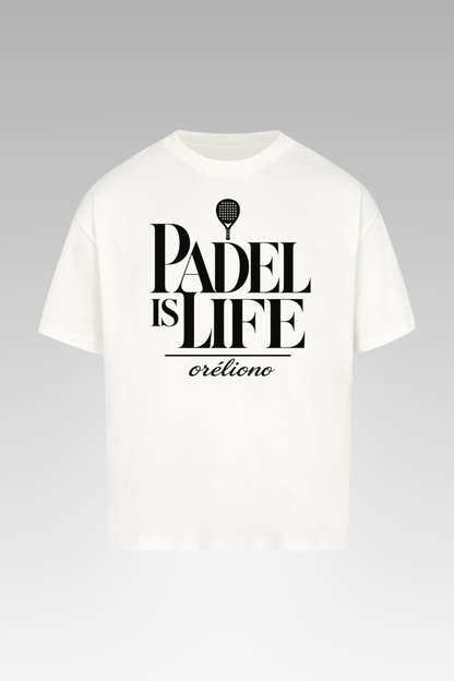 Oversize Padel is Life Tee