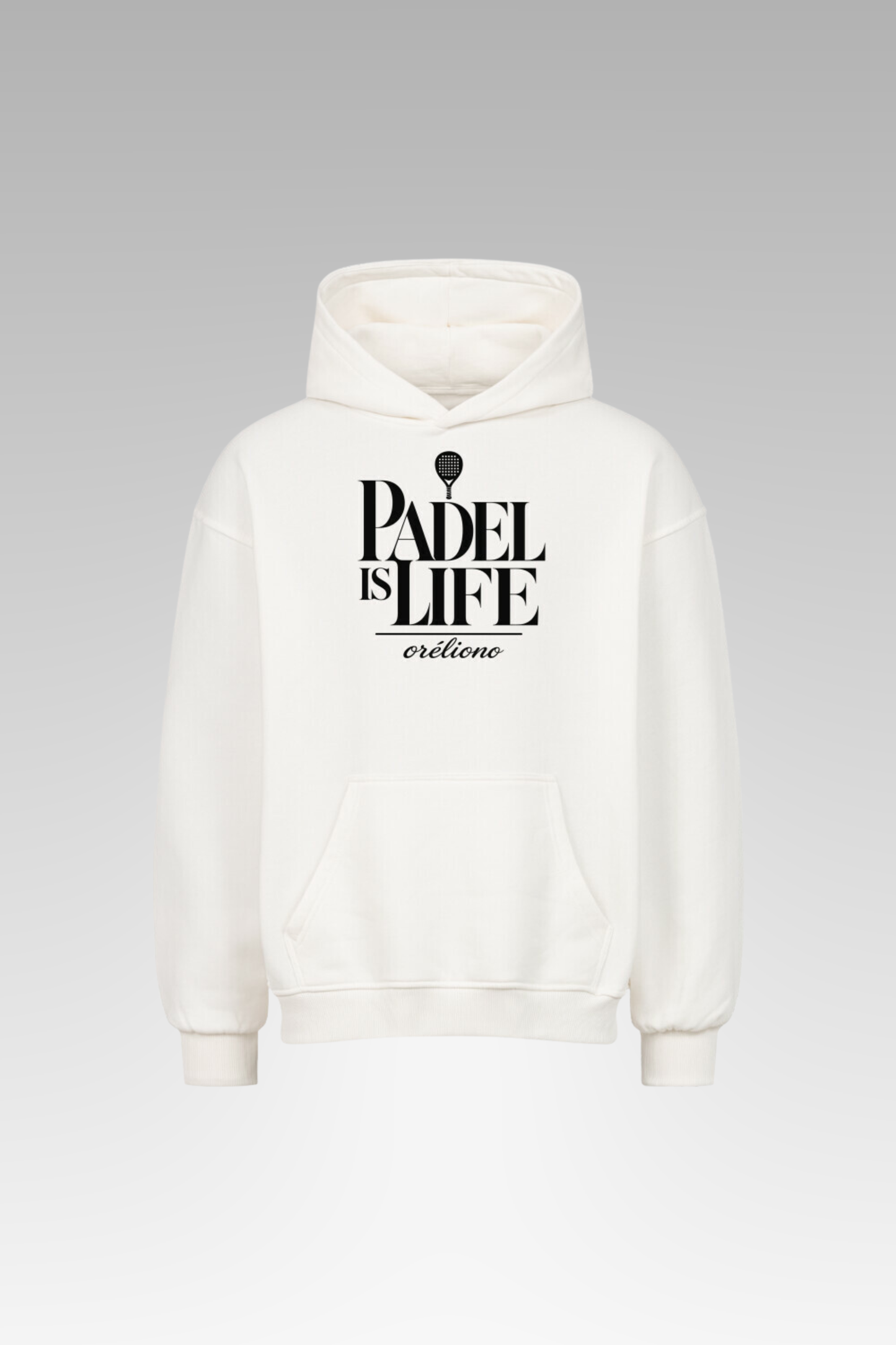 Oversize Padel is Life Hoodie