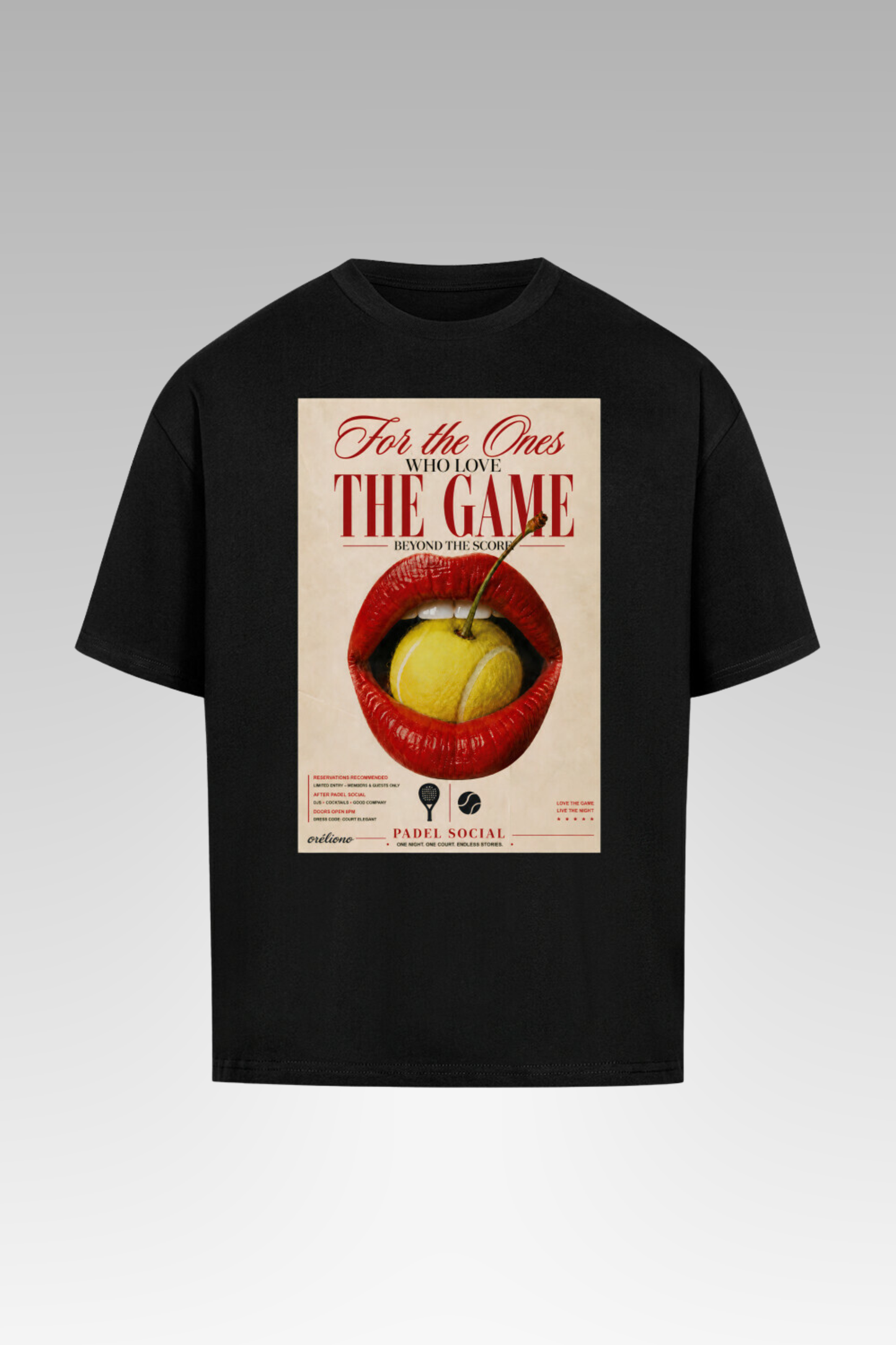 Oversize Night Court Stories Tee