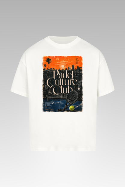 Oversize Padel Culture Sunset Tee
