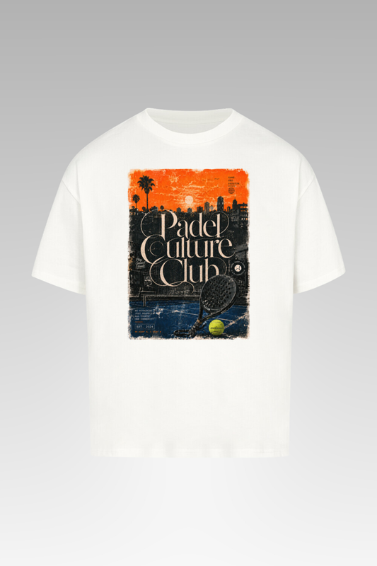 Oversize Padel Culture Sunset Tee