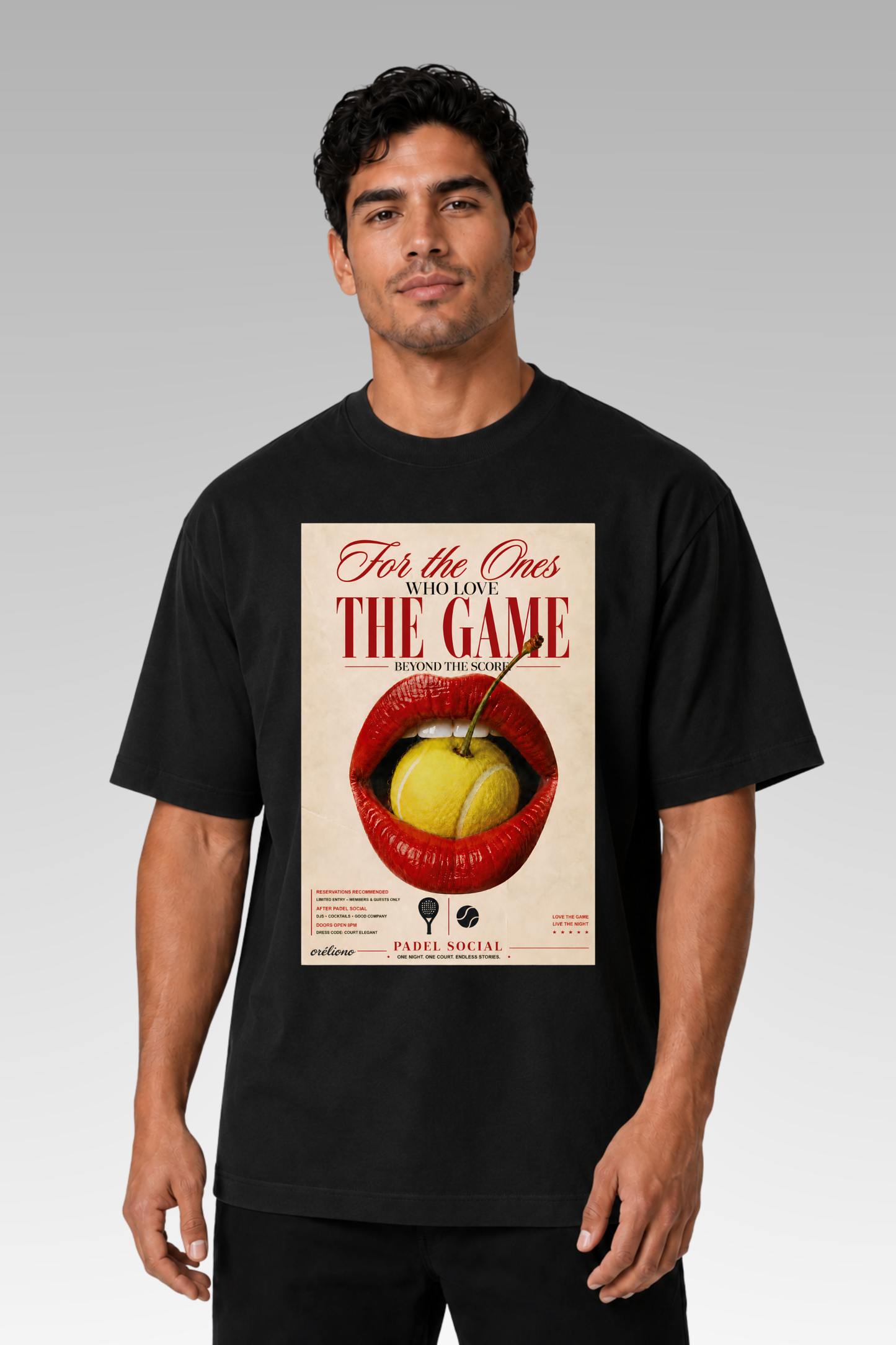 Oversize Night Court Stories Tee