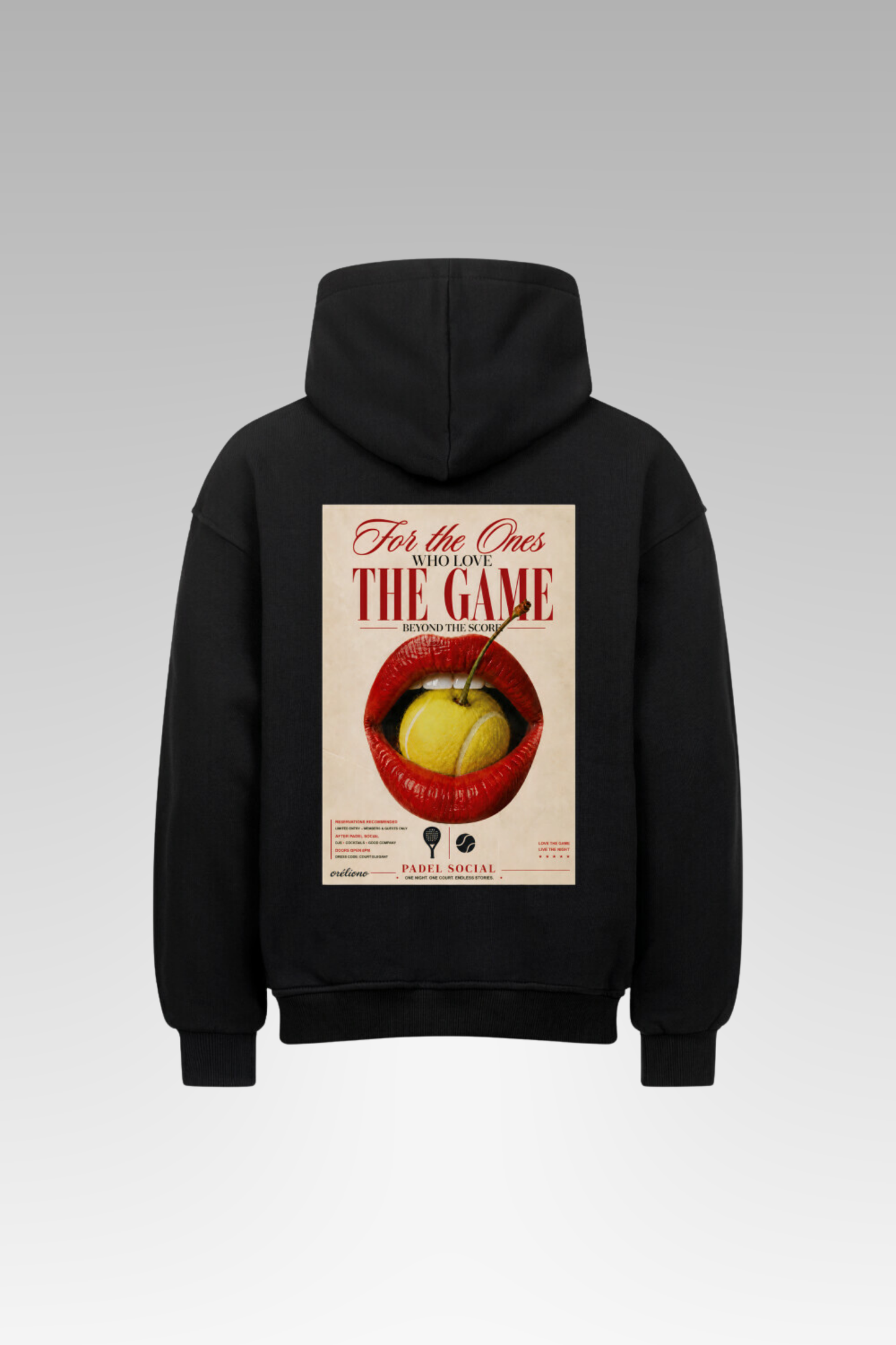 Oversize Night Court Stories Hoodie