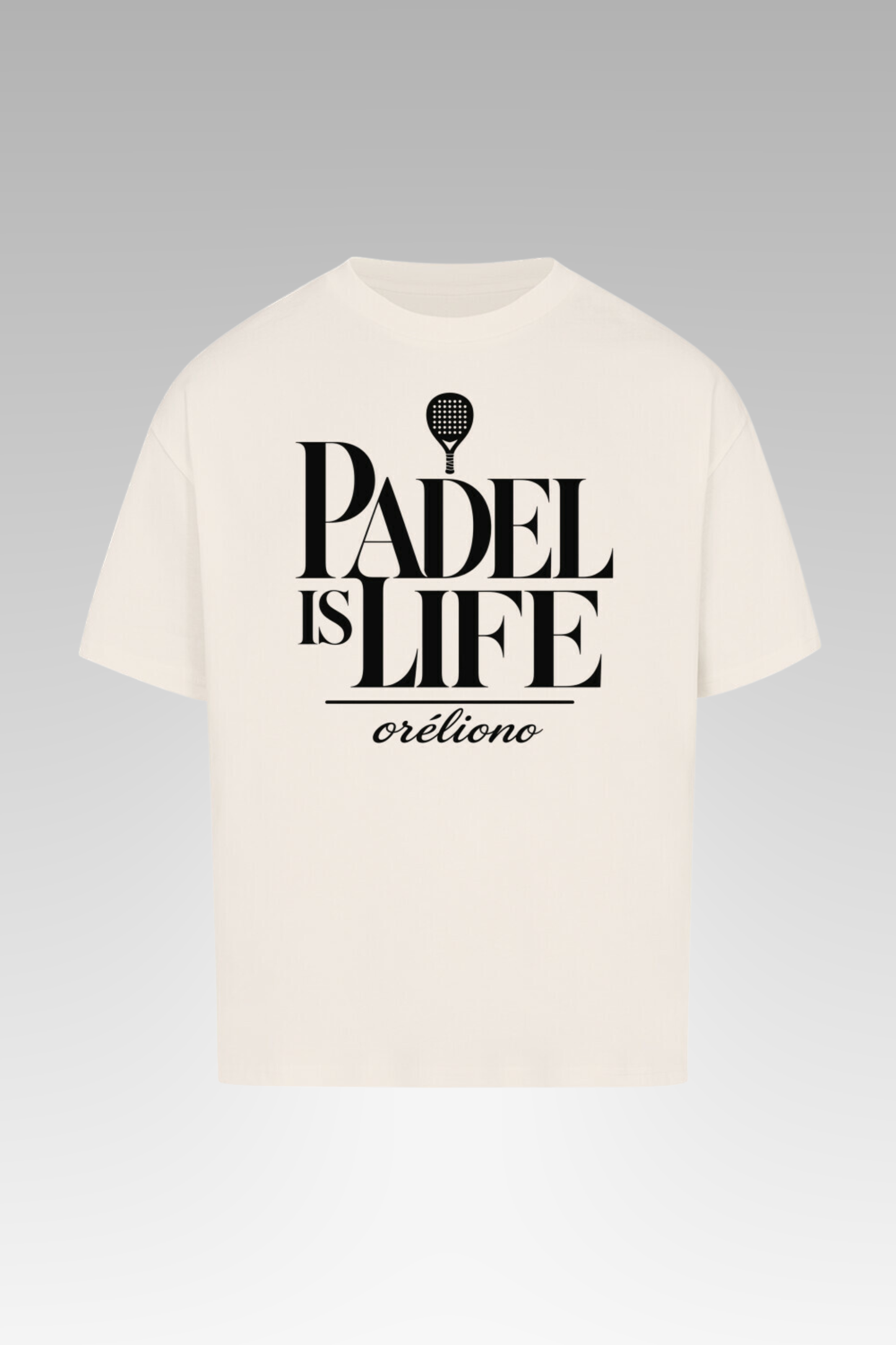 Oversize Padel is Life Tee