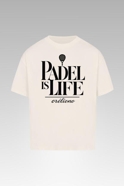 Oversize Padel is Life Tee