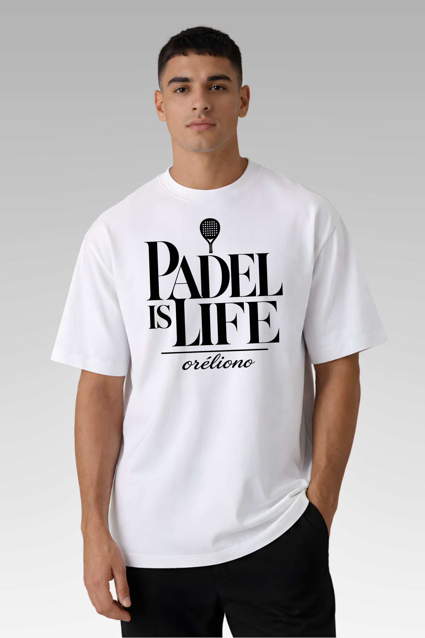 Oversize Padel is Life Tee