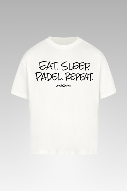 Oversize Eat. Sleep. Padel. Repeat Tee