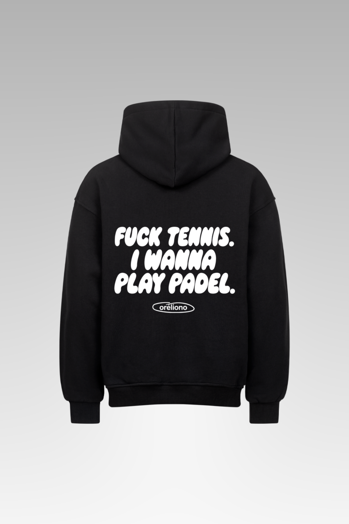 Oversize F*** Tennis Hoodie