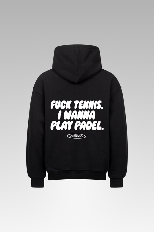 Oversize F*** Tennis Hoodie