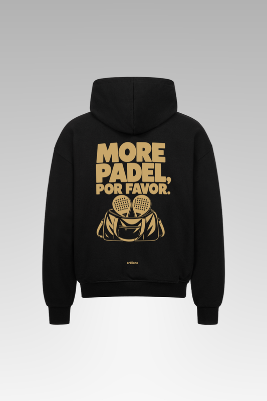 Oversize More Padel Zipper Hoodie