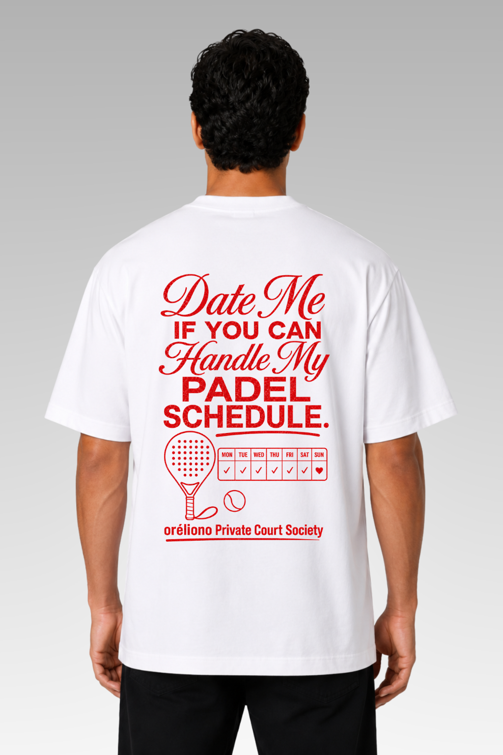 Oversize Date Me Tee