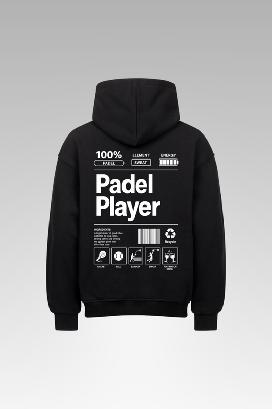 Oversize Padel Player Hoodie