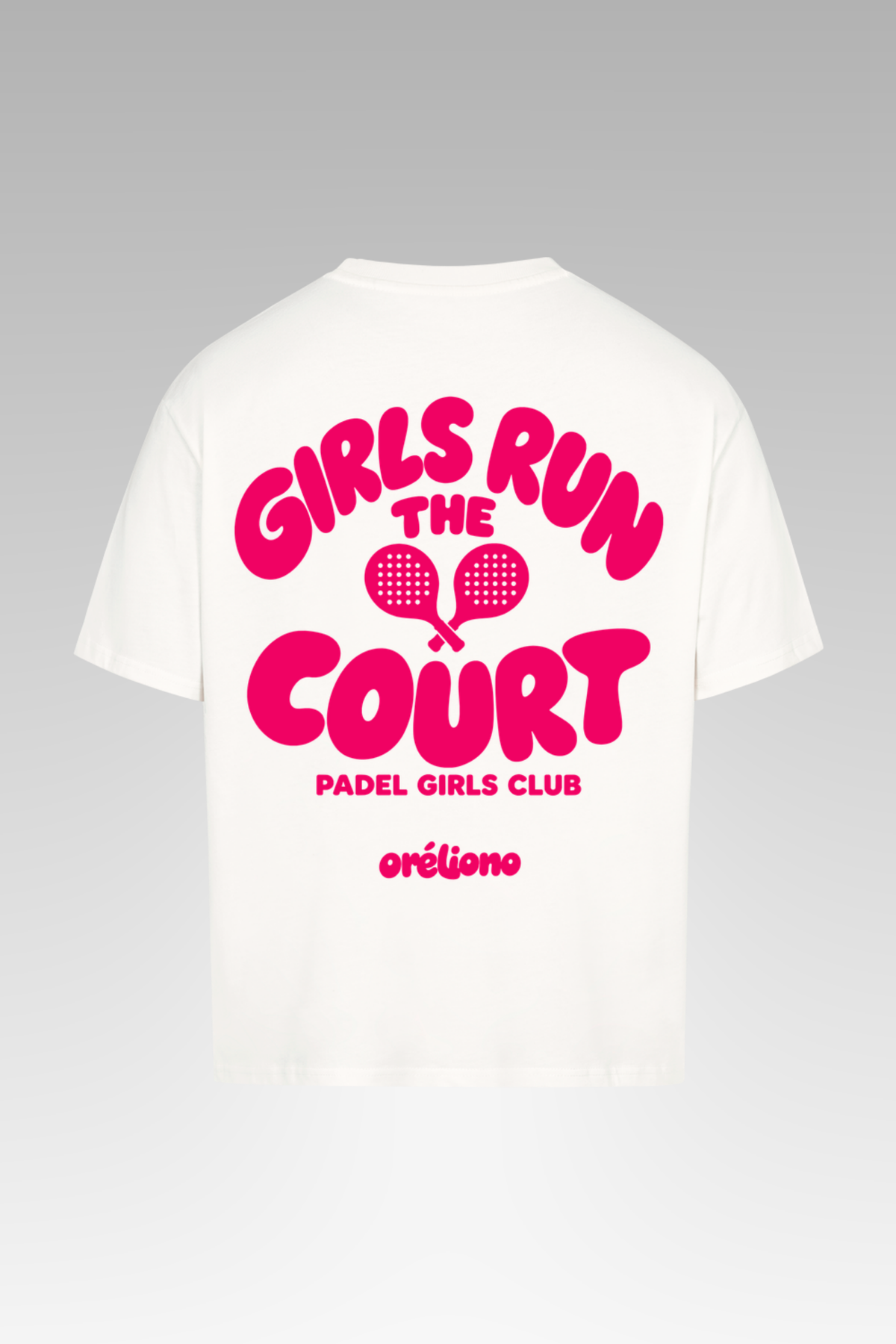 Oversize Girls run the Court Tee