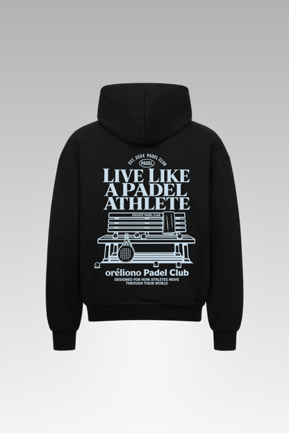Oversize Padel Athlete Zipper Hoodie