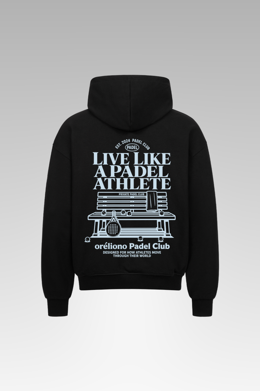 Oversize Padel Athlete Zipper Hoodie