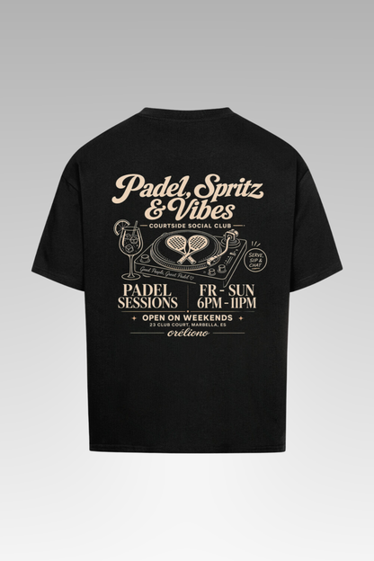 Oversize Padel, Spritz & Vibes Tee
