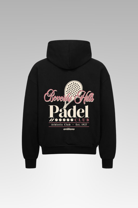 Oversize Beverly Hills Zipper Hoodie
