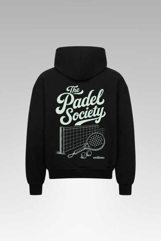 Oversize The Padel Society Zipper Hoodie