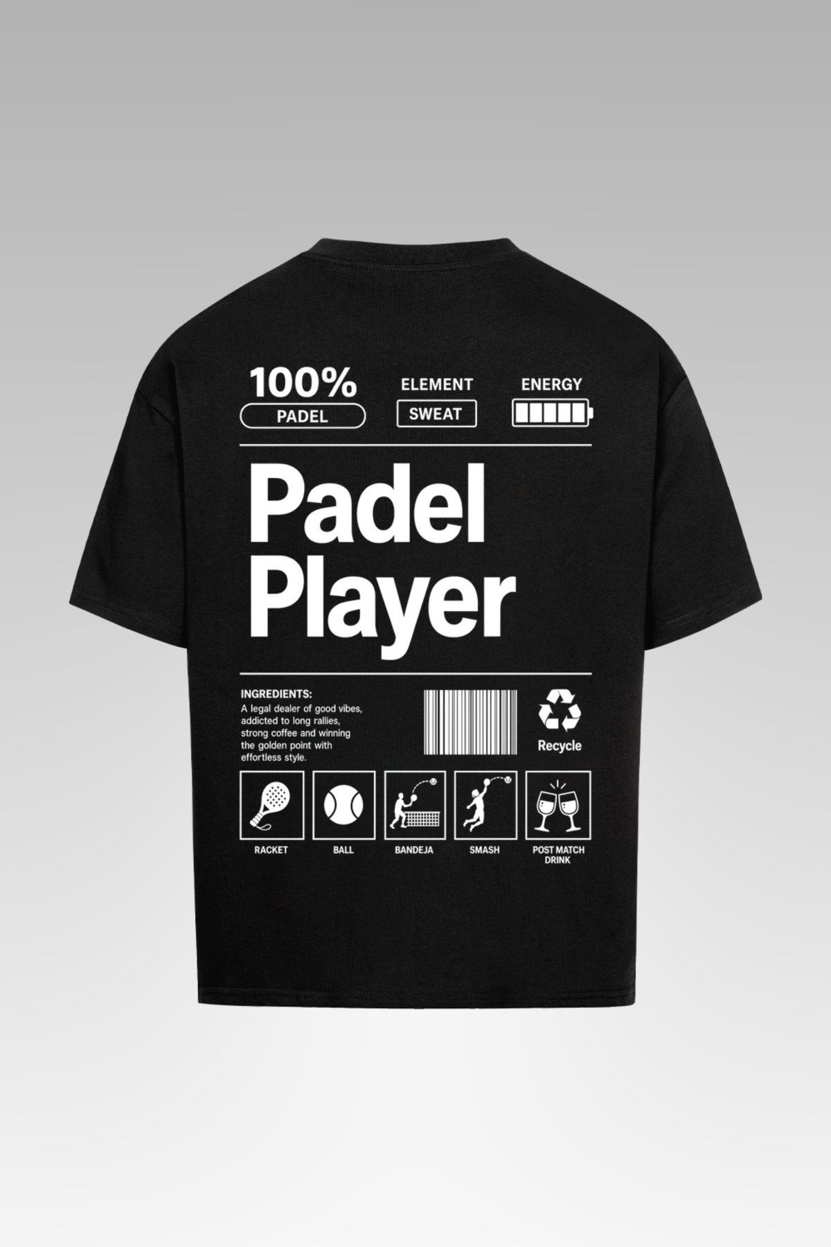 Oversize Padel Player Tee