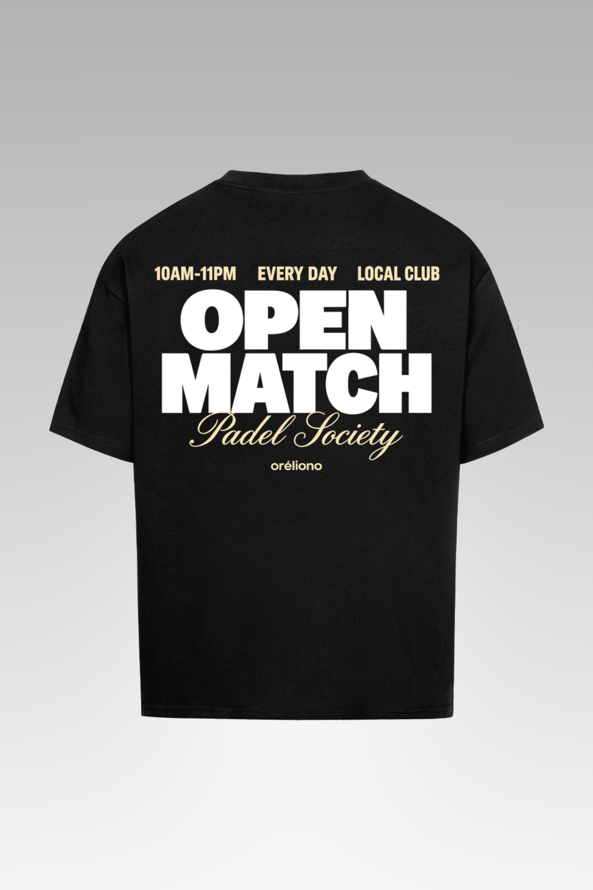 Oversize Open Match Tee