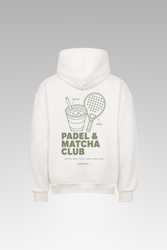 Oversize Padel & Matcha Club Hoodie