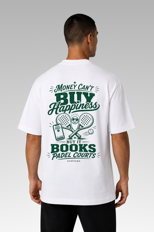 Oversize Money Books Padel Courts Tee